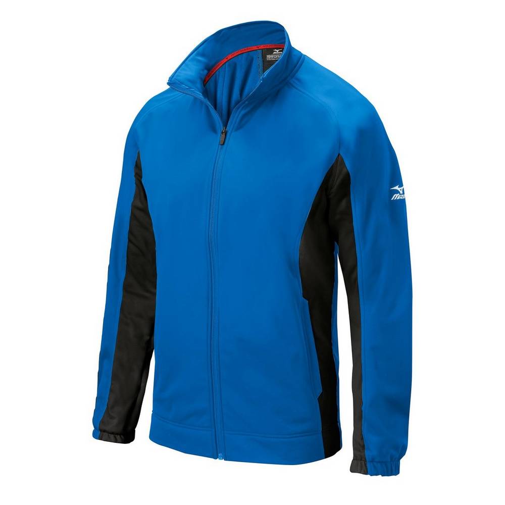 Giacca Mizuno Baseball Pro Thermal Pro Uomo - Blu Reale/Nere - 19305-ZRPL